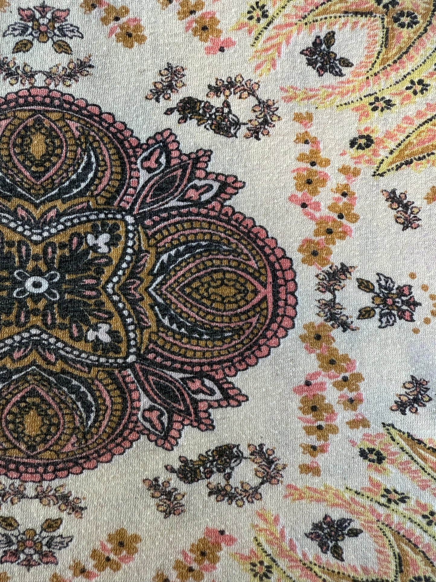 Lucky Brand Mosaic Medallion Tee