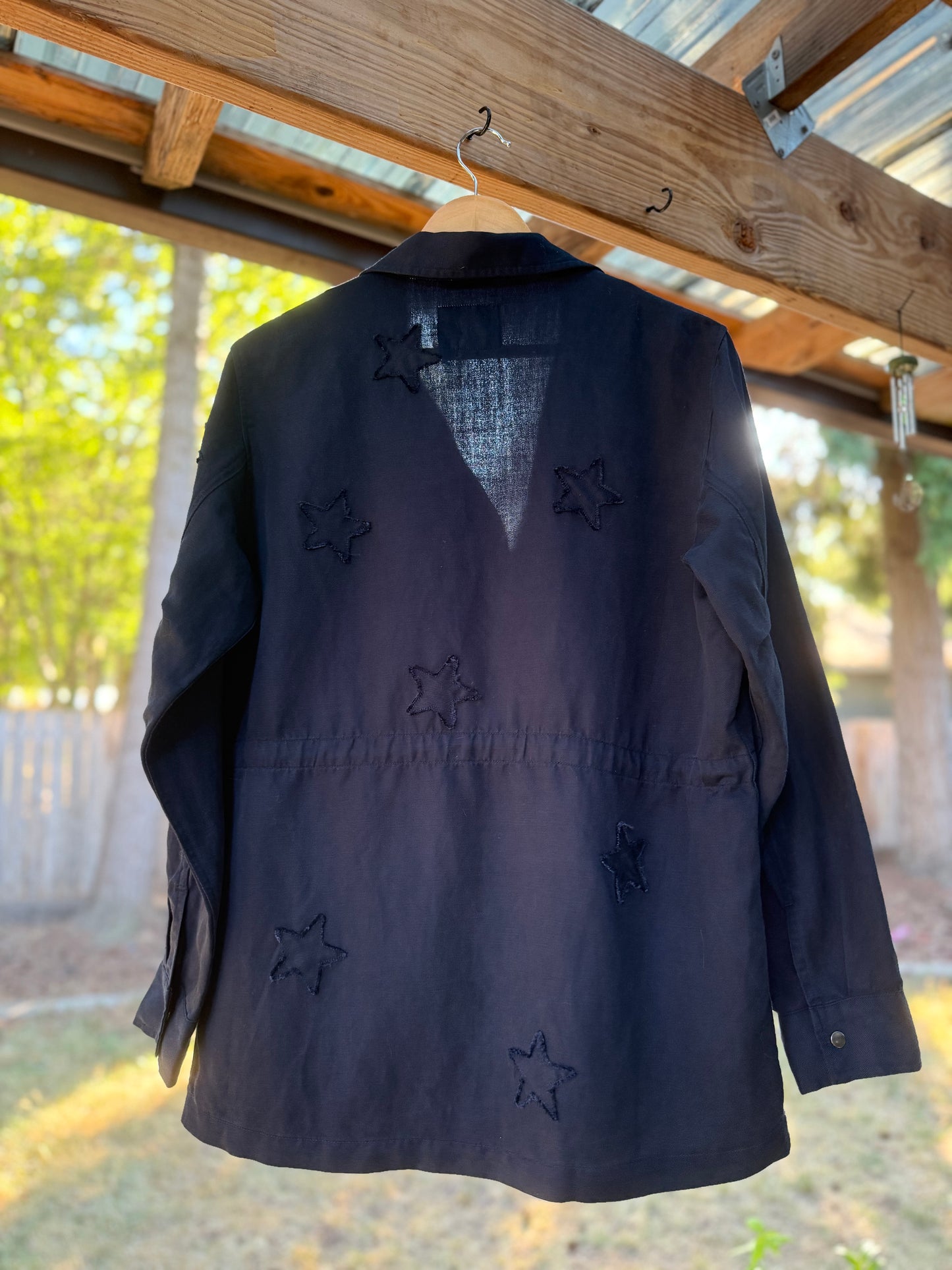 Rails Navy Star Utility Jacket