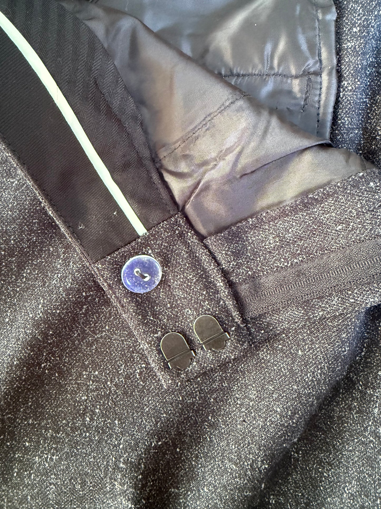 Aqua Speckled Cuffed Trousers