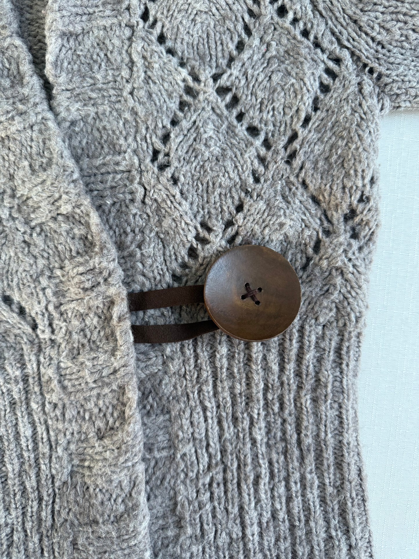 Free People Chunky Knit Hooded Cardigan