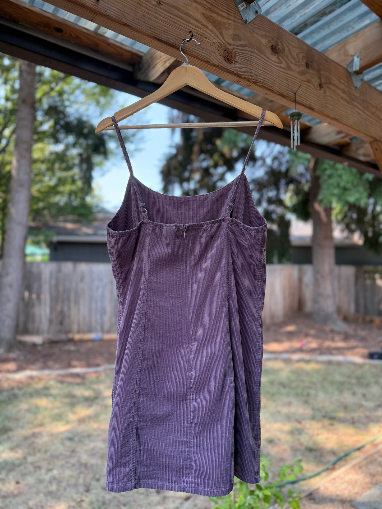 Wild Fable Plum Corduroy Mini Dress