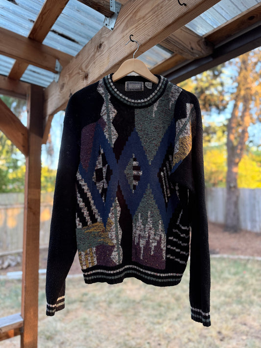 Concrete Vintage Abstract Sweater