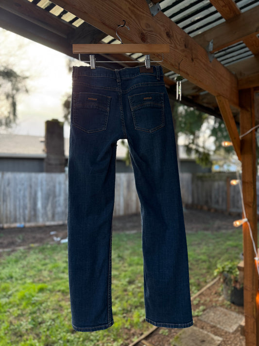 Dark Wash RSQ New York Slim Straight Jeans