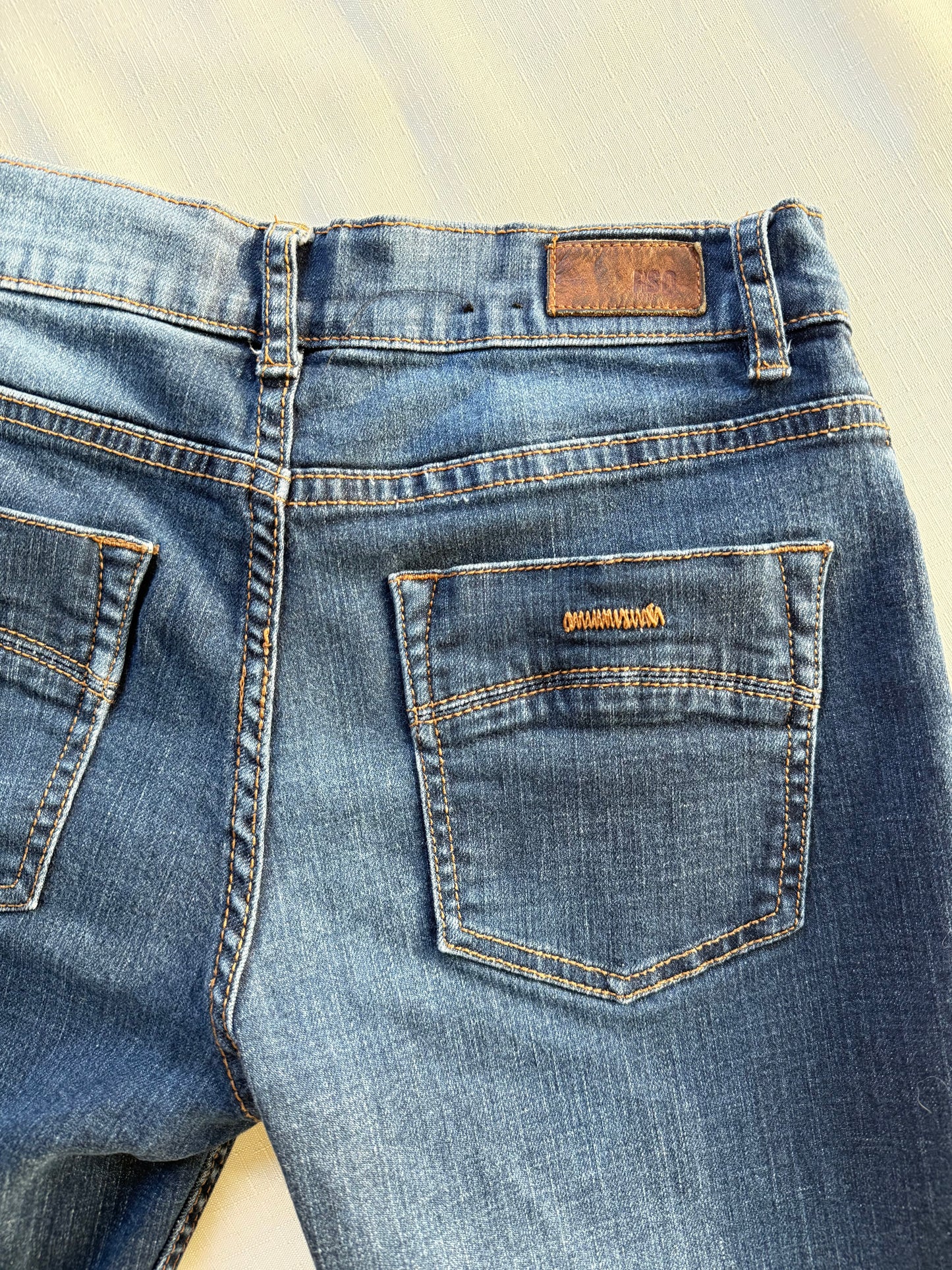 Dark Wash RSQ New York Slim Straight Jeans