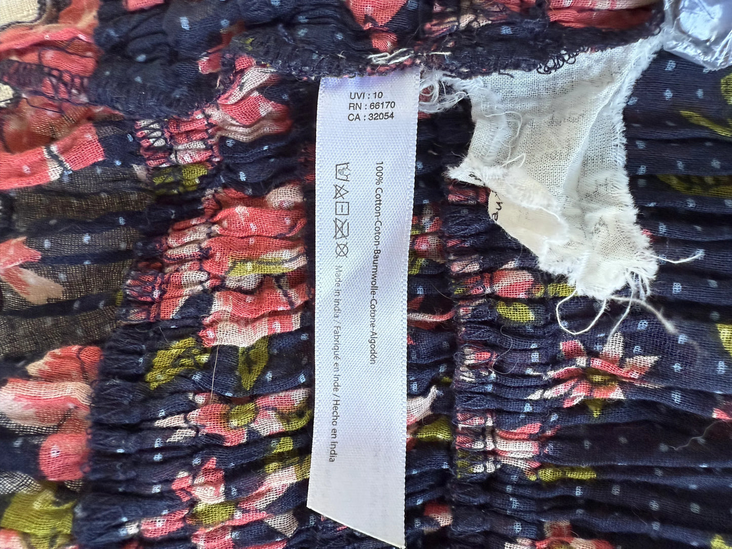 FP One Handprinted Smocked Floral Cami