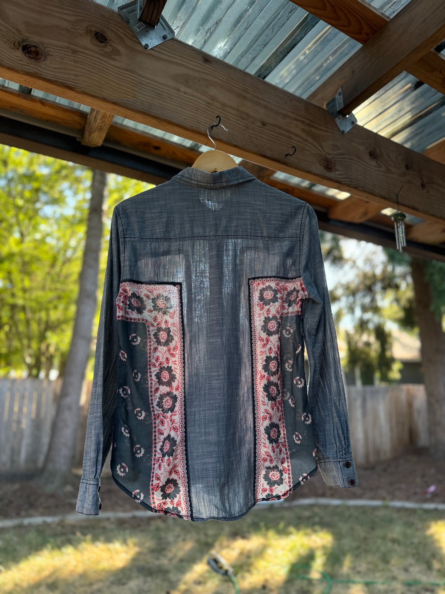 Free People Boho Panel Shirt