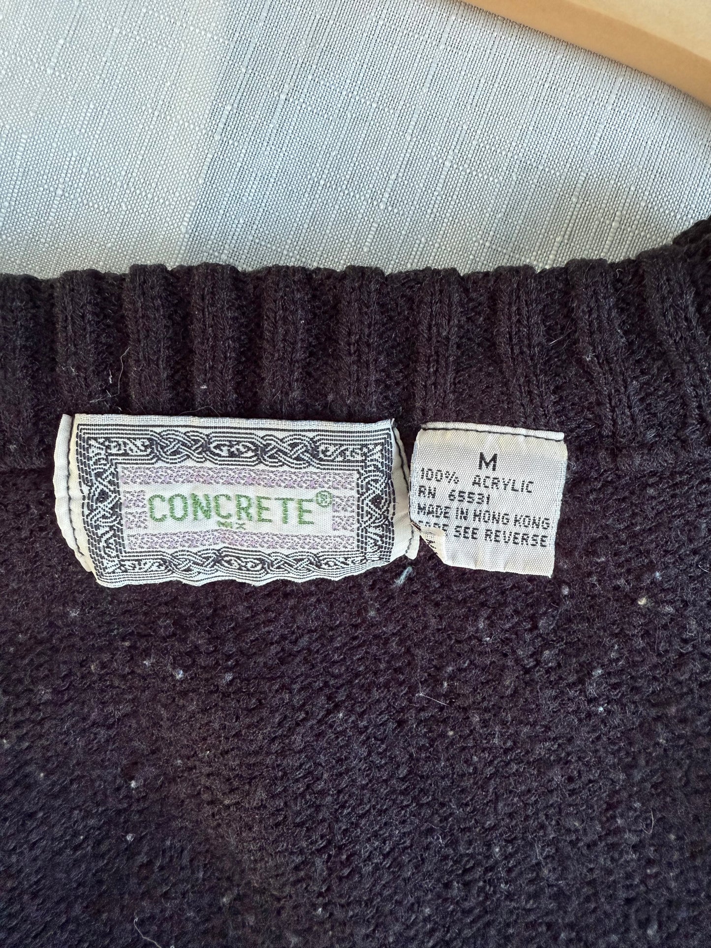 Concrete Vintage Abstract Sweater