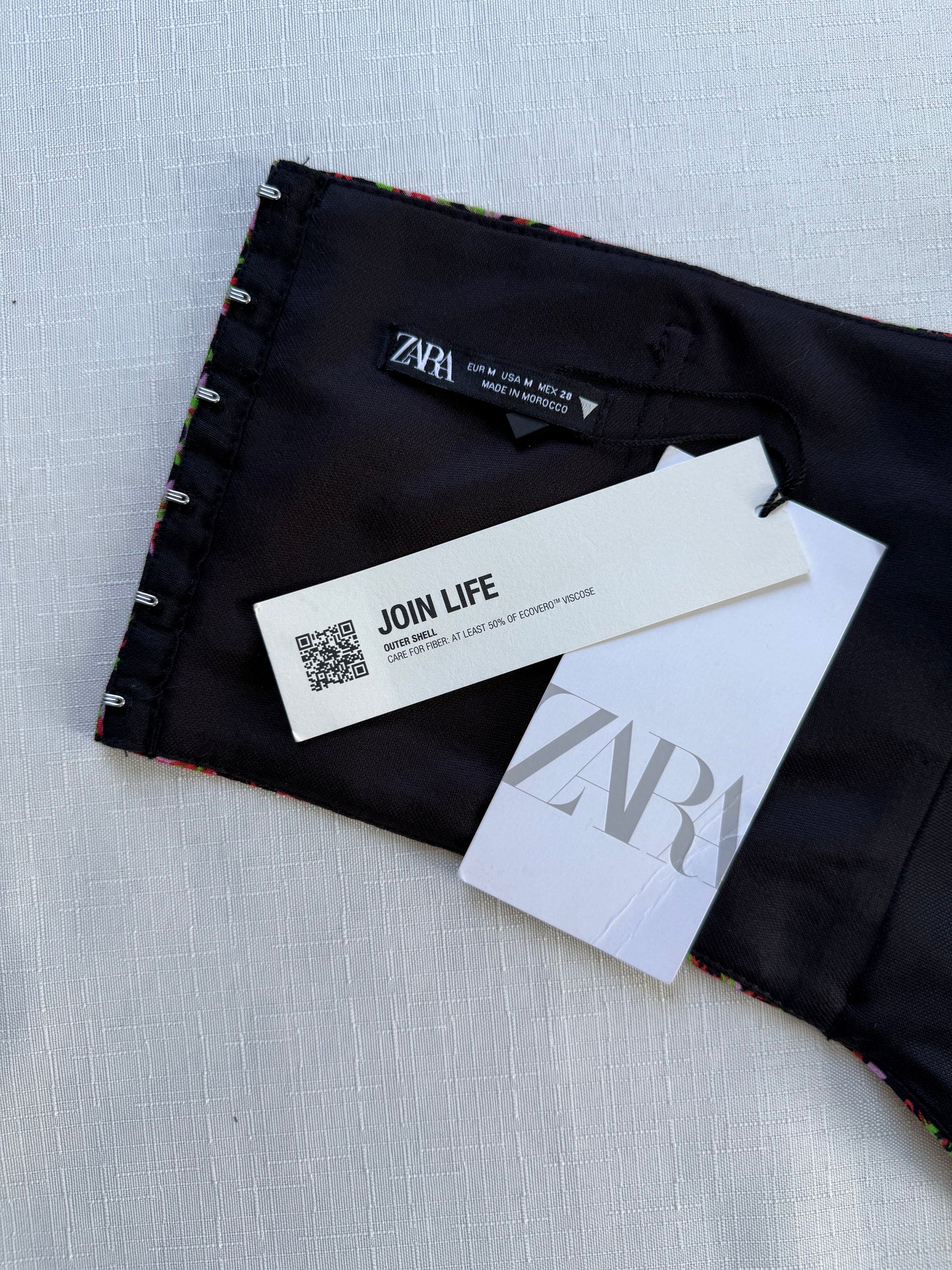 Zara Floral Brocade Corset Top