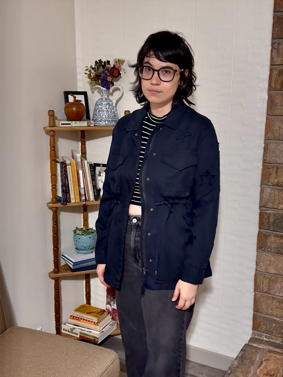 Rails Navy Star Utility Jacket