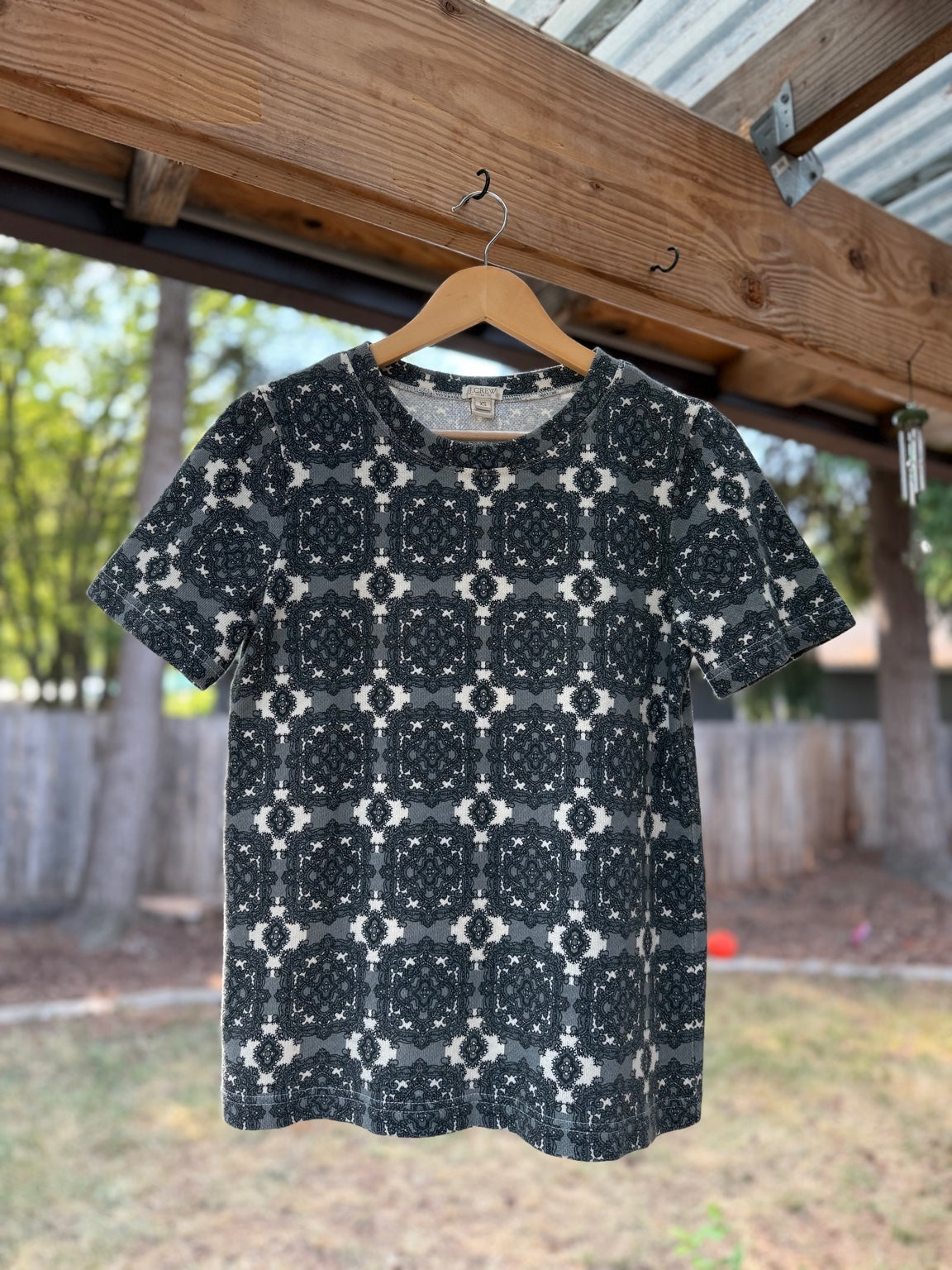 J.Crew Medallion Print Sweatshirt