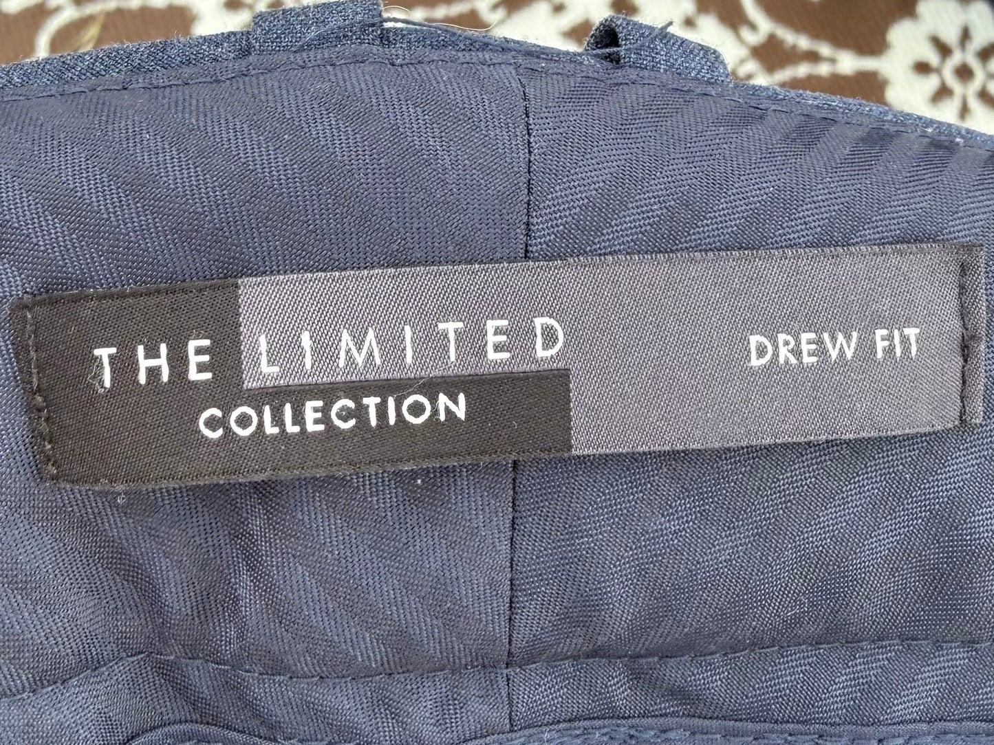 The Limited Collection Drew Fit Navy Dress Pants