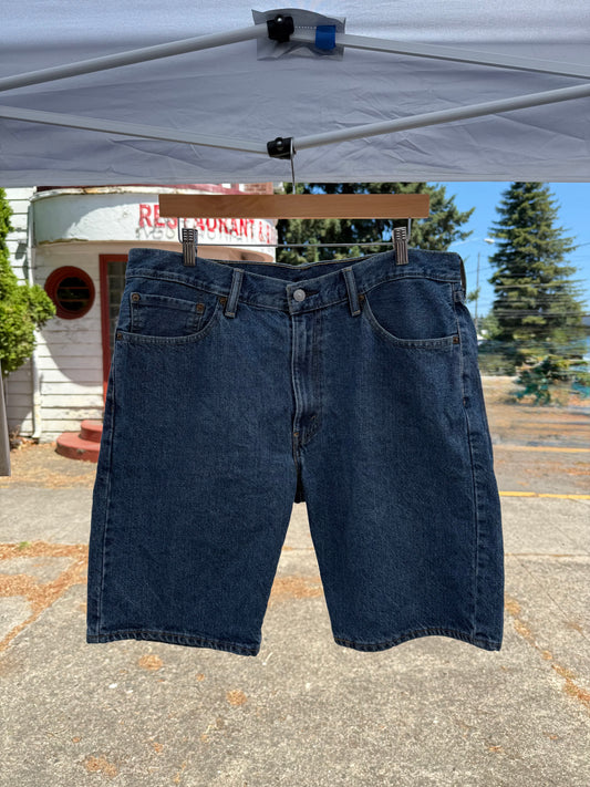 Levi’s 505 Regular Fit Shorts — Dark Wash