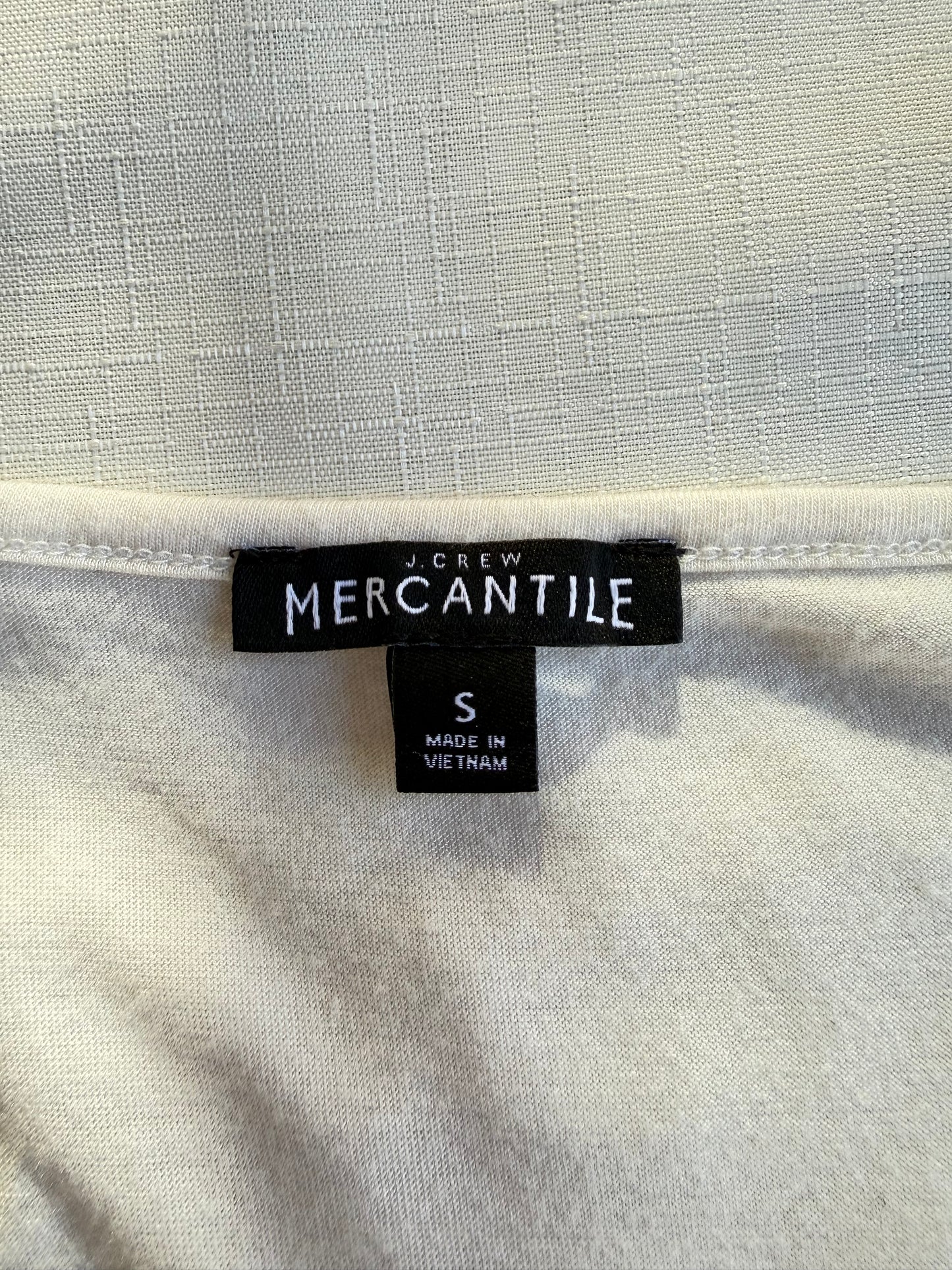 J.Crew Mercantile Ivory Flutter-Strap Layered Tank