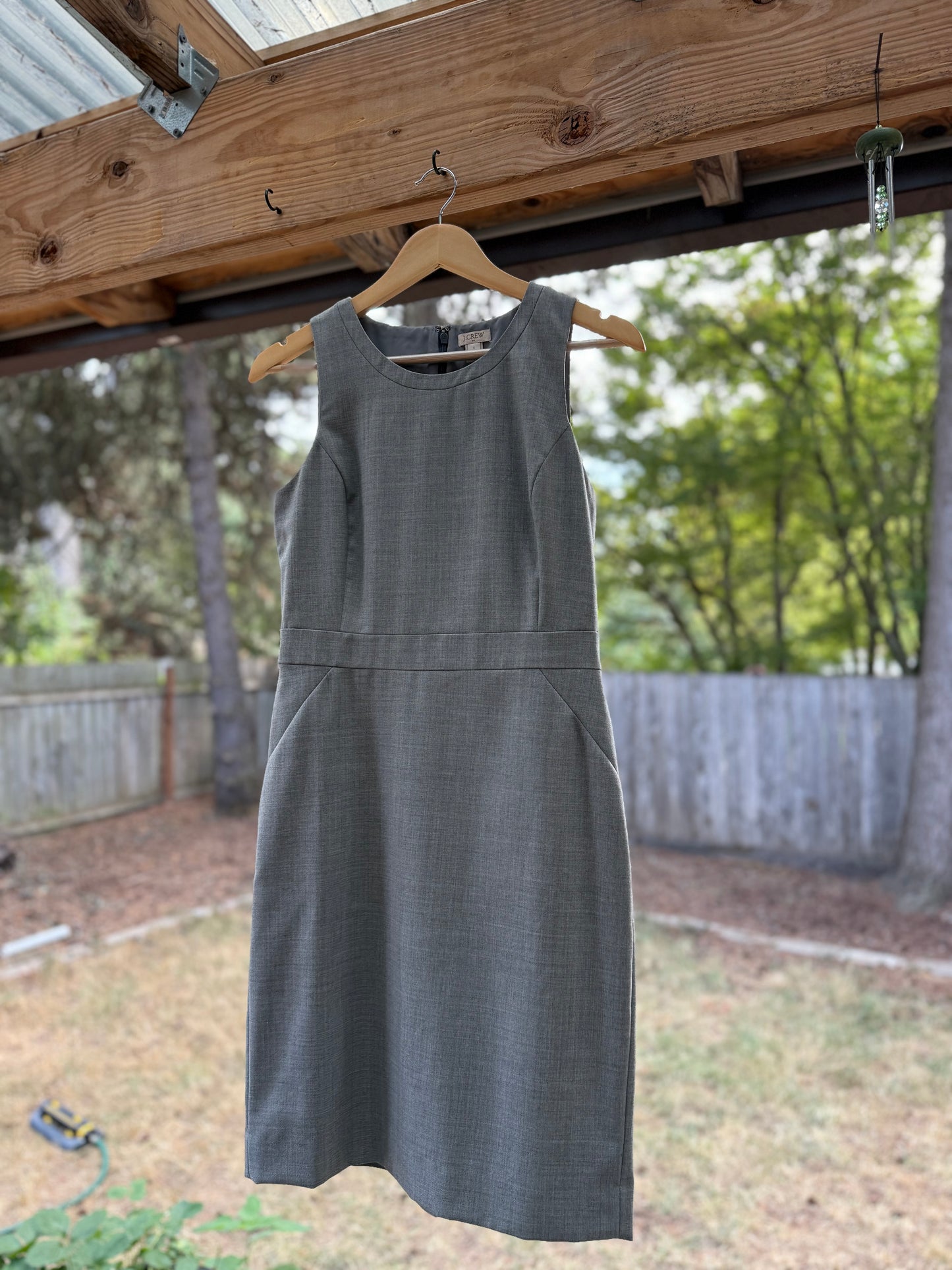 J.Crew Factory Gray Sheath Dress