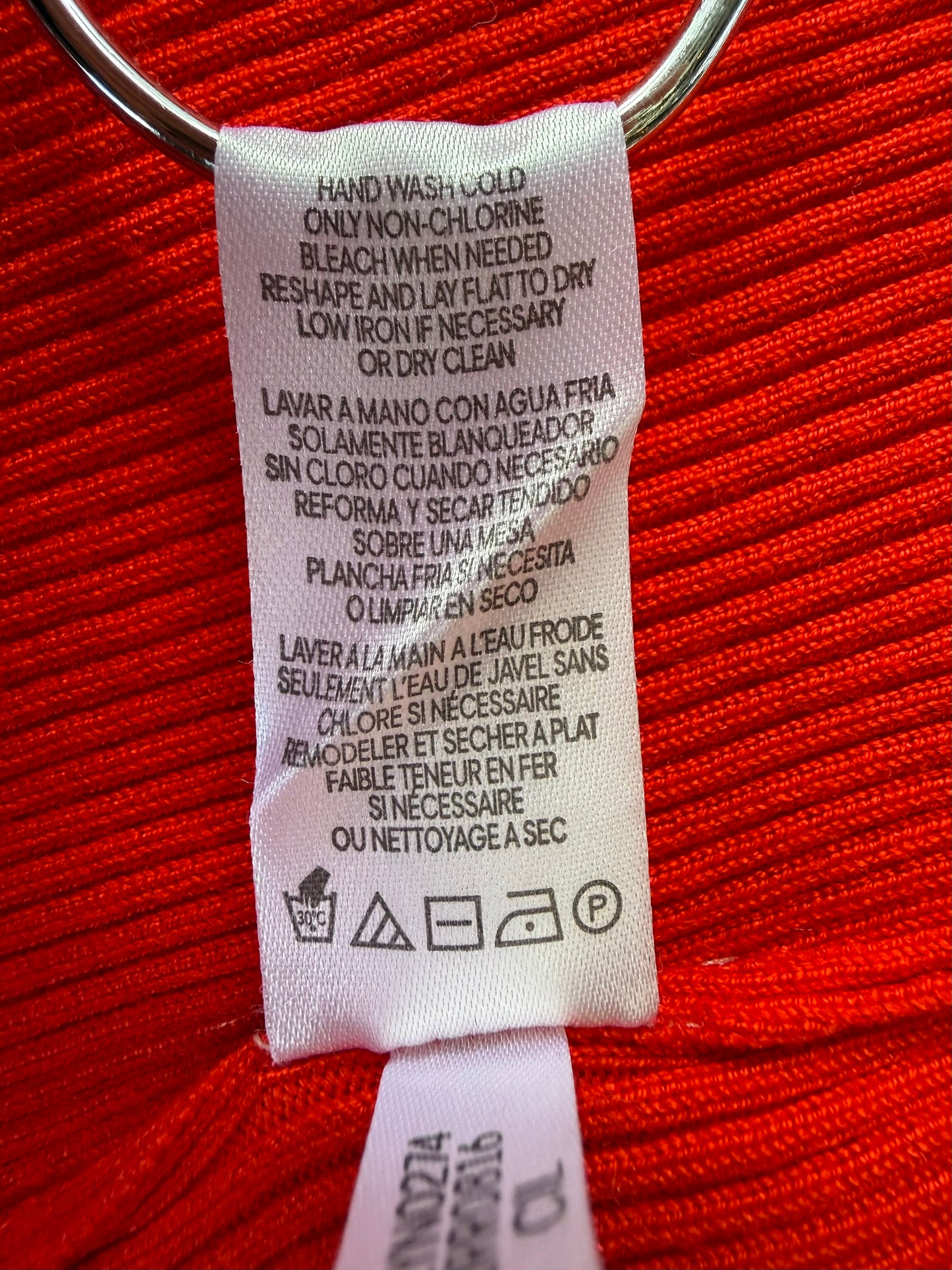 Calvin Klein Jeans Ribbed Mock Neck Crop Top