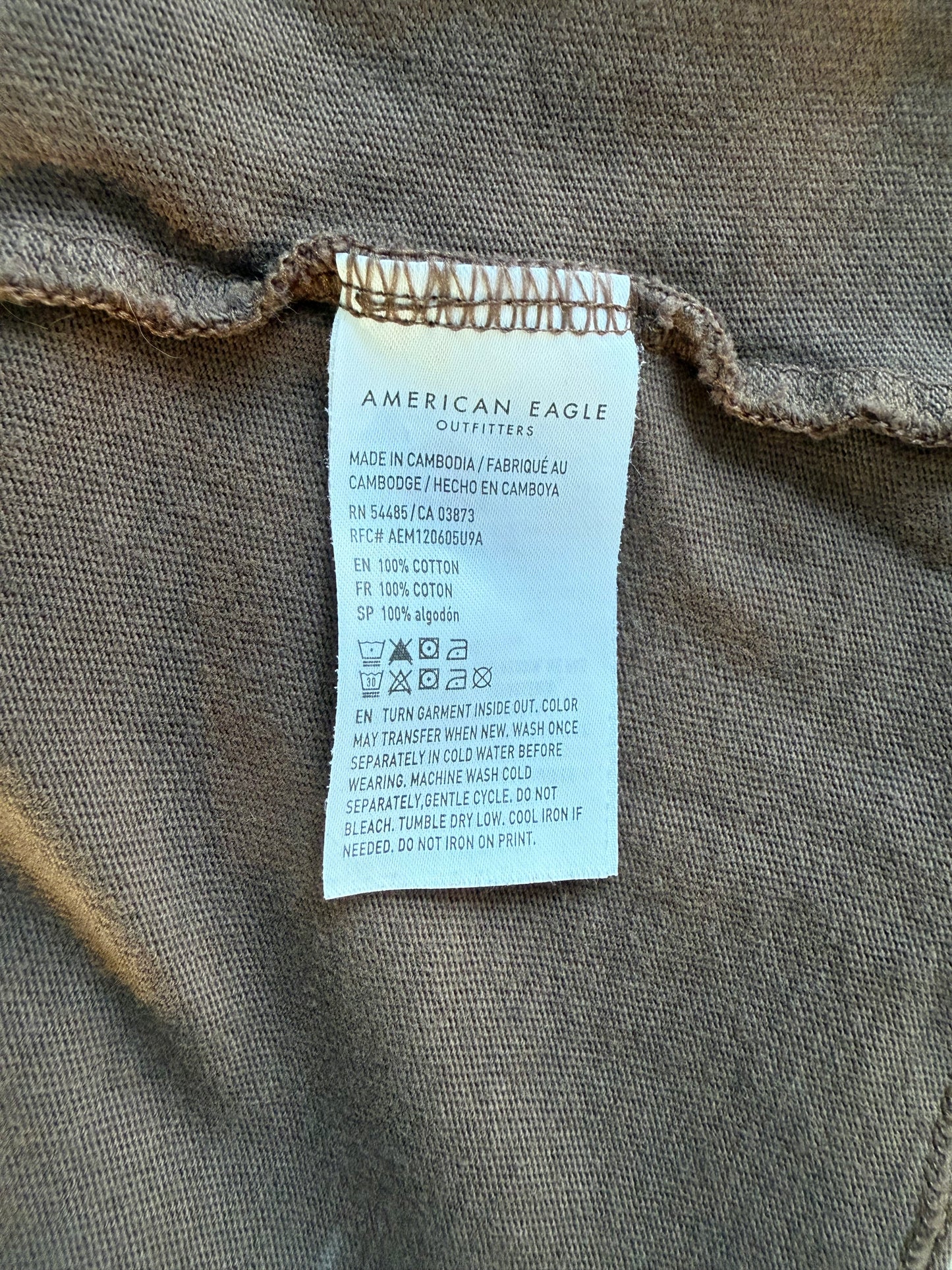 American Eagle “Stay True” Cropped Tank