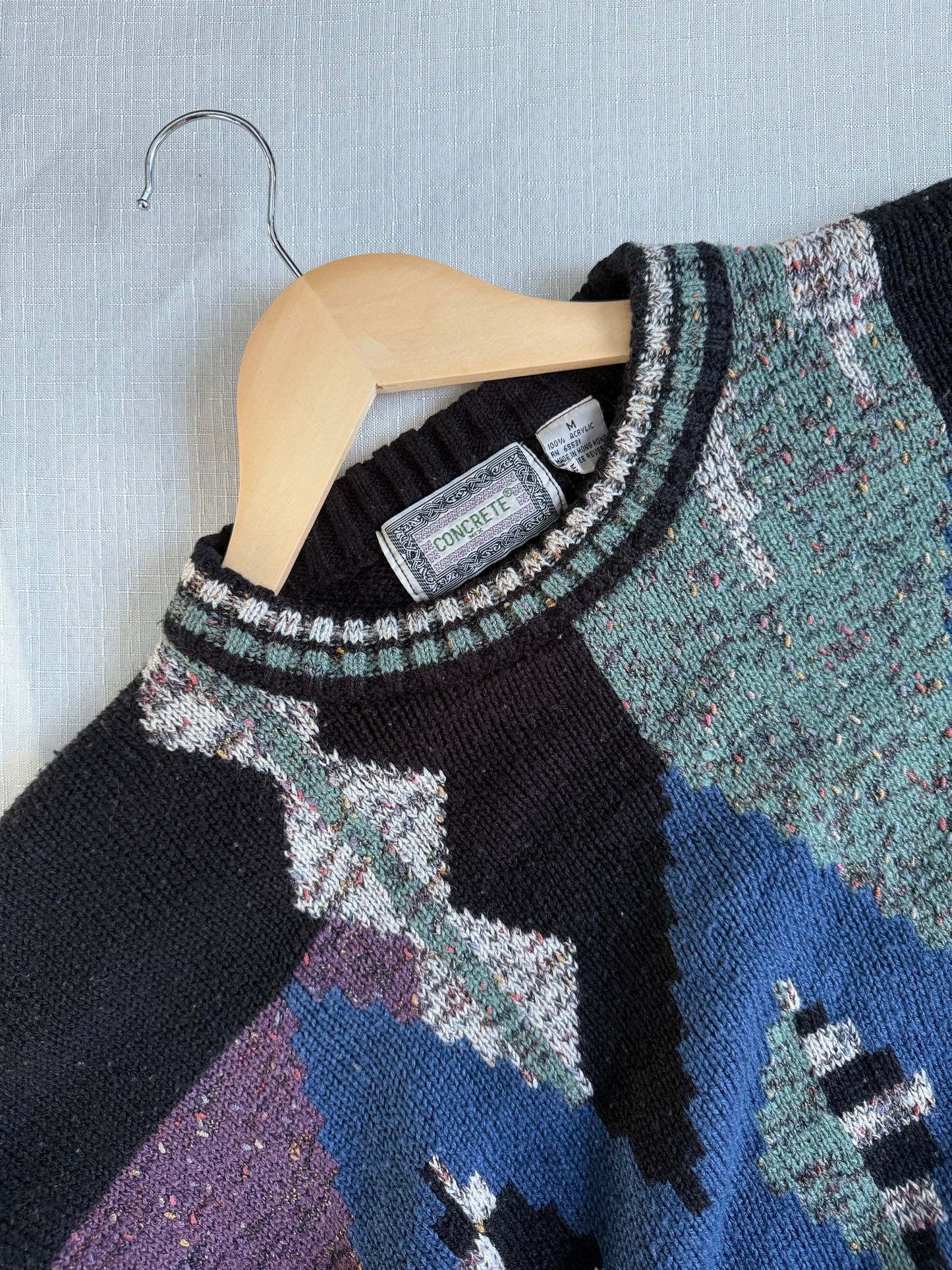 Concrete Vintage Abstract Sweater