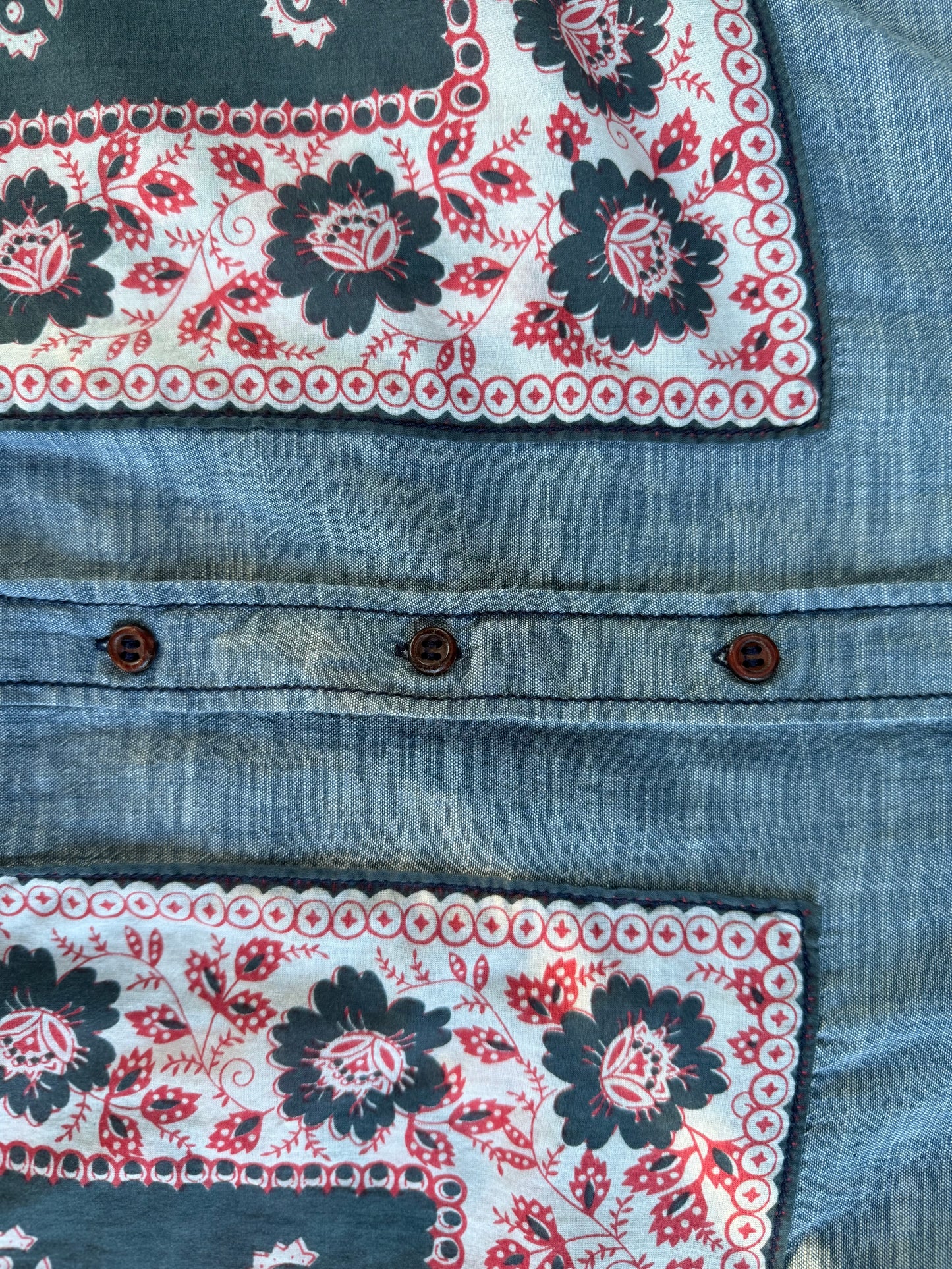 Free People Boho Panel Shirt