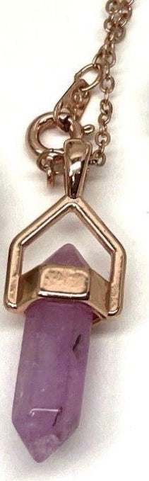 Crystal Point Pendant — Pick Your Stone