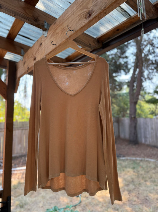 American Eagle Soft & Sexy Long Sleeve Top