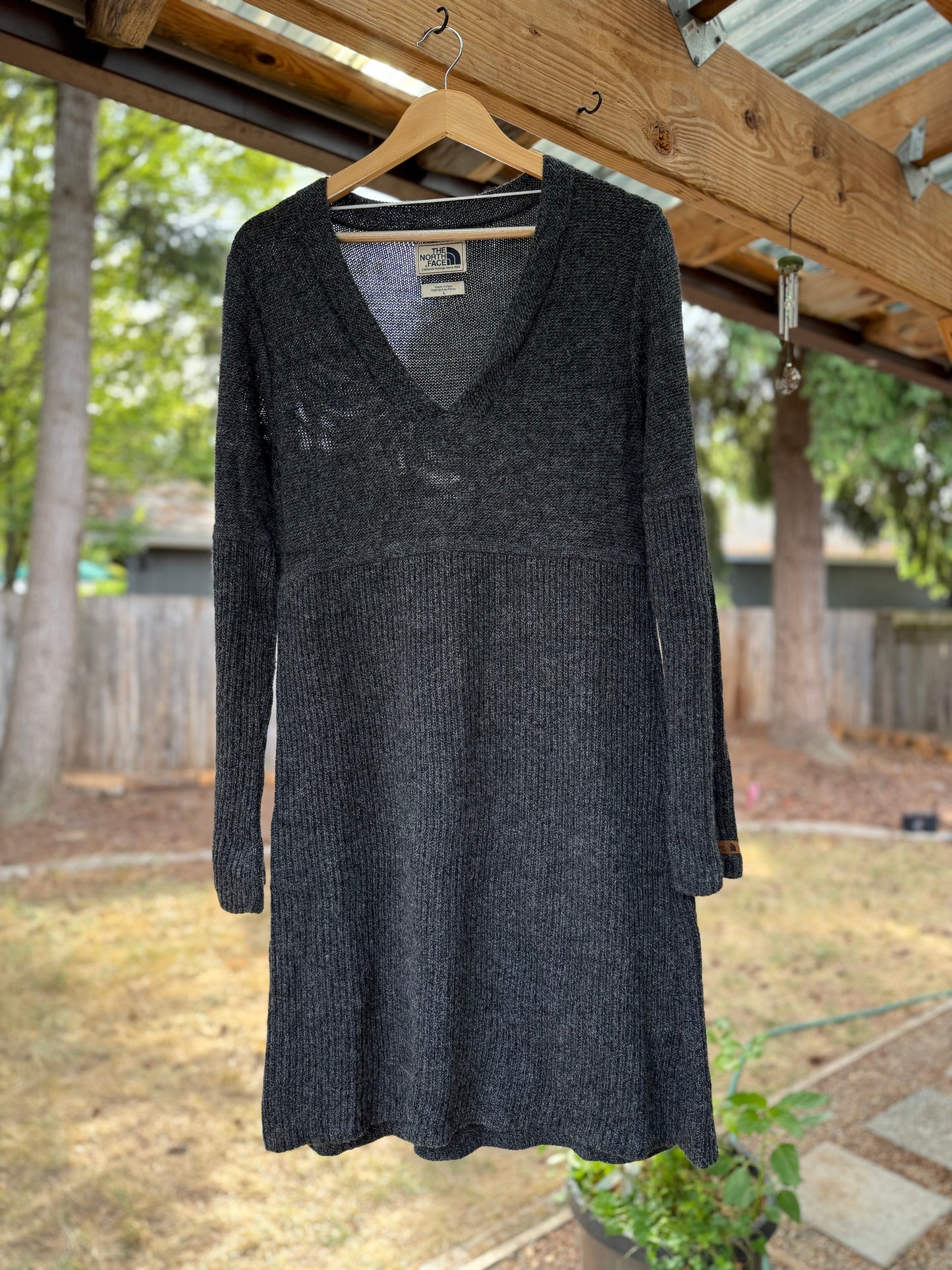 The North Face Charcoal Alpaca-Wool Sweater Dress