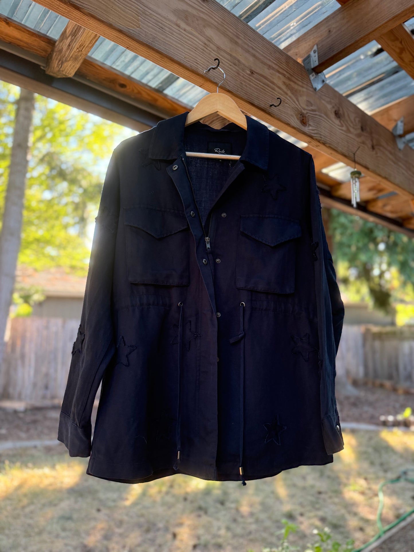 Rails Navy Star Utility Jacket