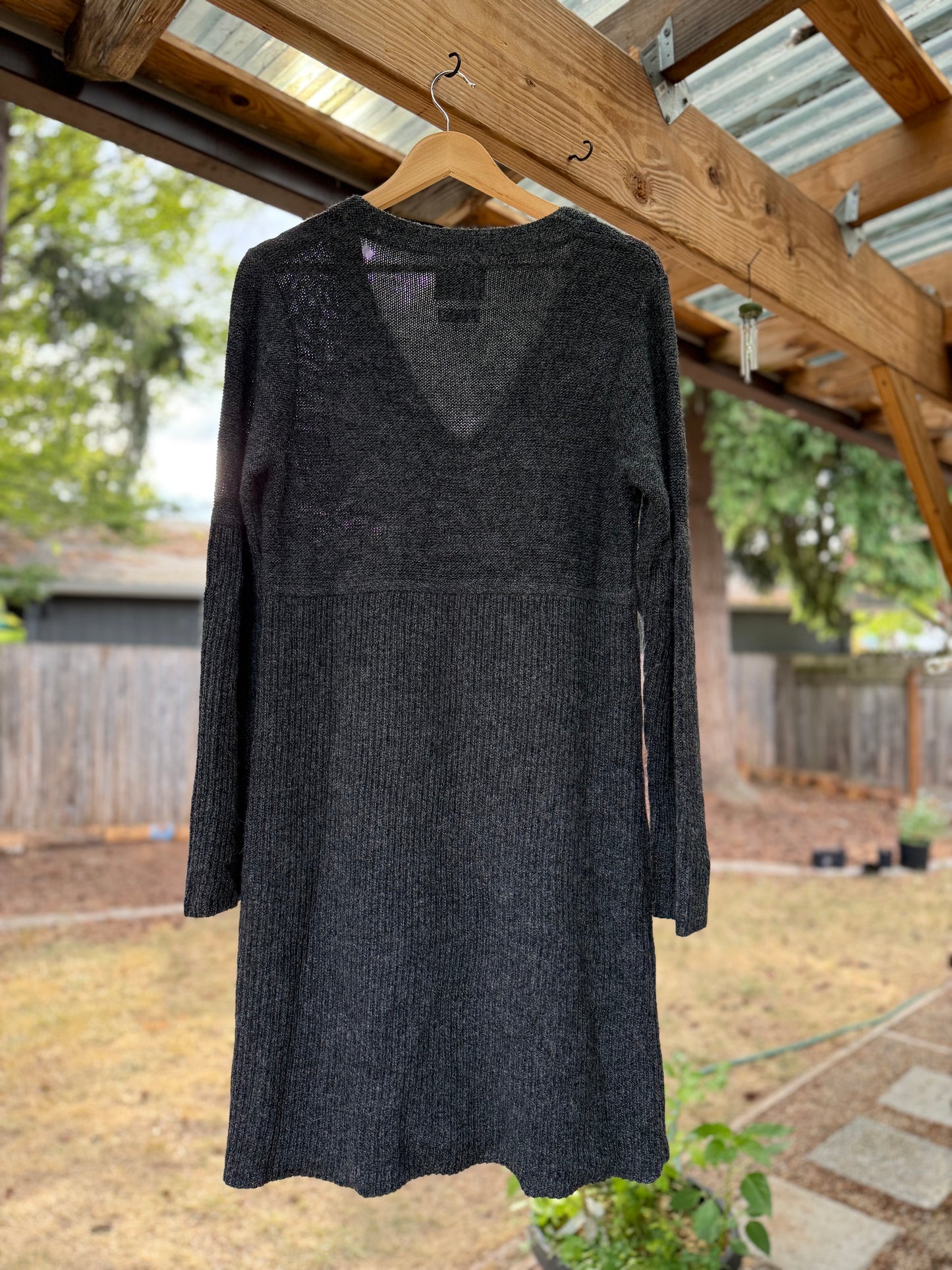 The North Face Charcoal Alpaca-Wool Sweater Dress