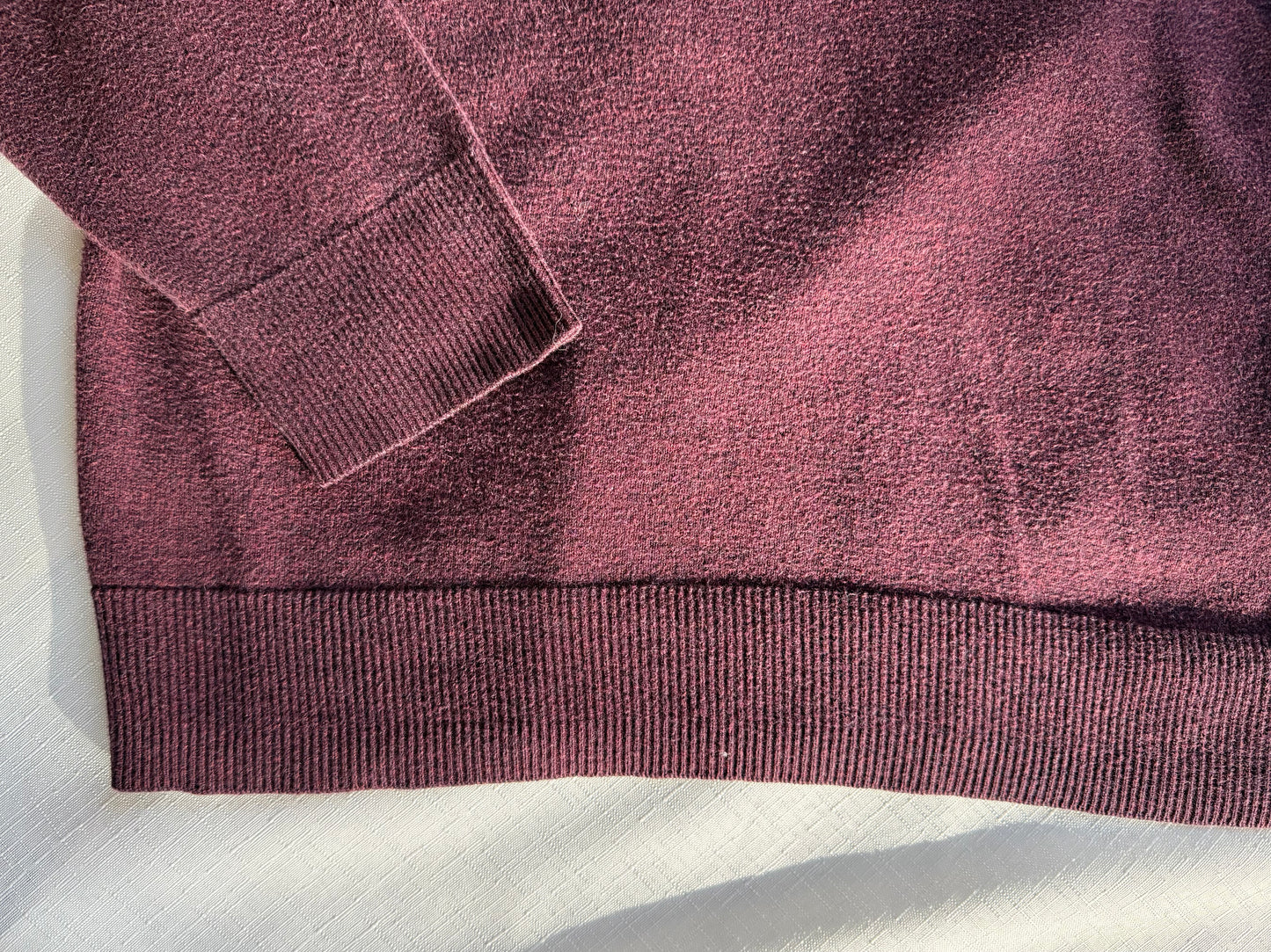 Old Navy Plum V-Neck Knit Sweater