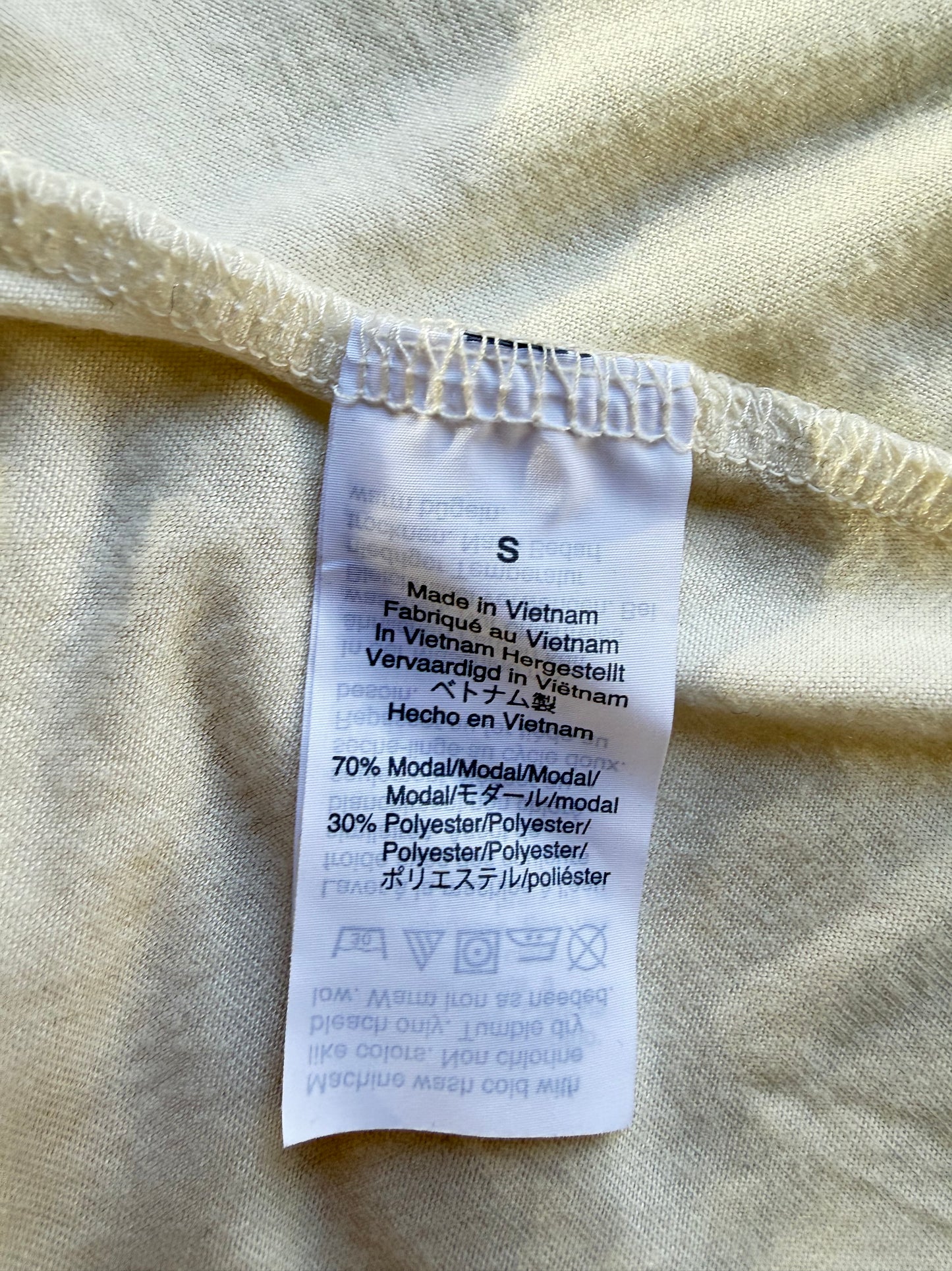 J.Crew Mercantile Ivory Flutter-Strap Layered Tank