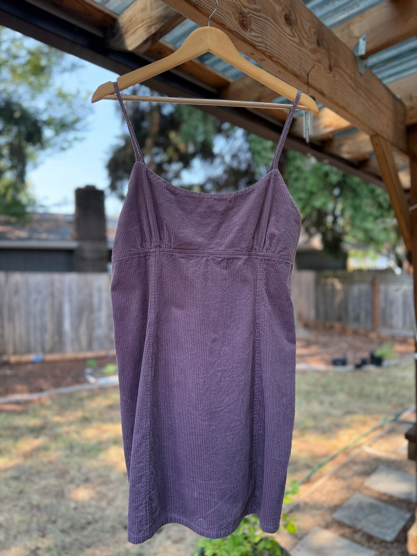 Wild Fable Plum Corduroy Mini Dress