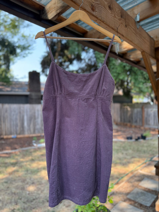 Wild Fable Plum Corduroy Mini Dress