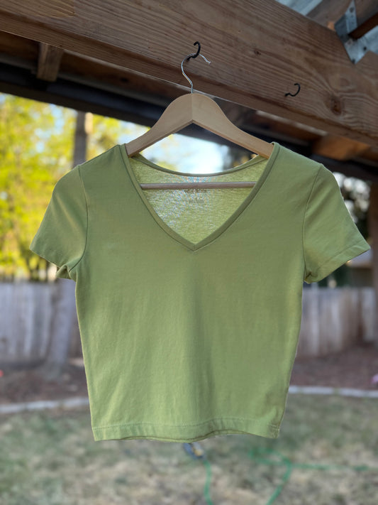 Lime Green Wild Fable Baby Tee