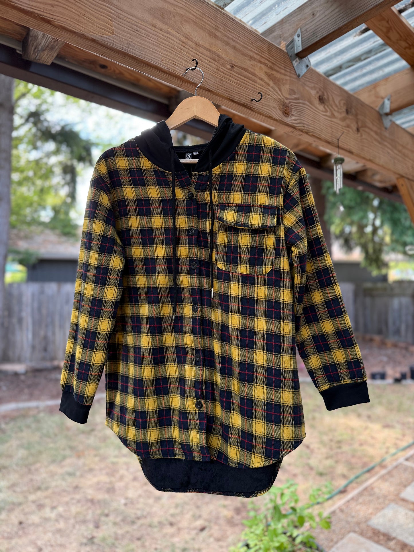 Z Man Plaid Hooded Shacket