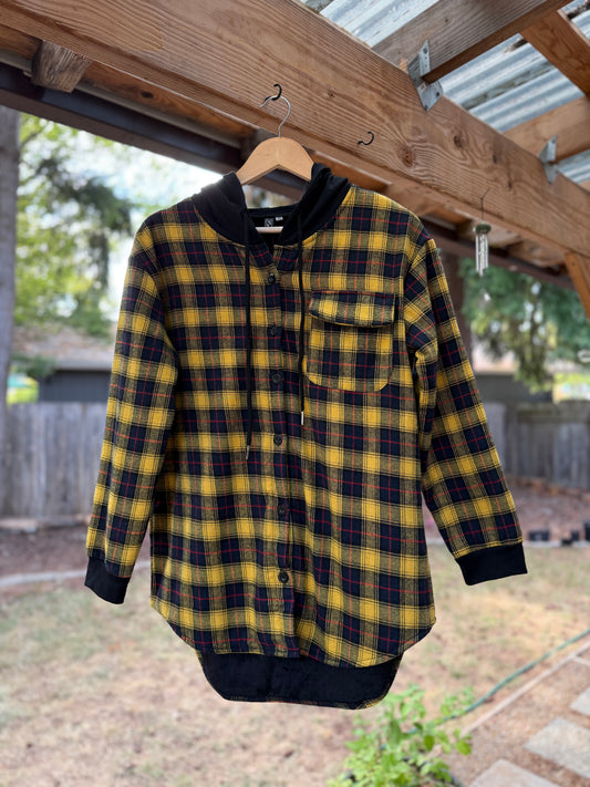 Z Man Plaid Hooded Shacket