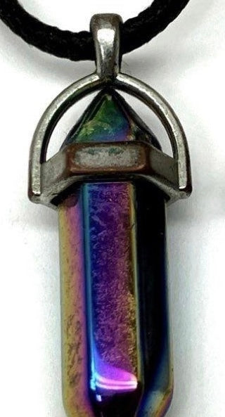 Crystal Point Pendant — Pick Your Stone