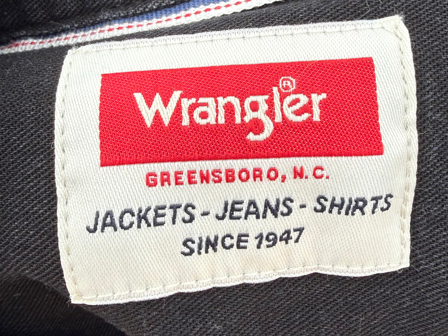 Wrangler Black Button-Down Shirt