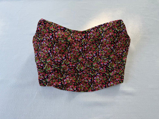 Zara Floral Brocade Corset Top