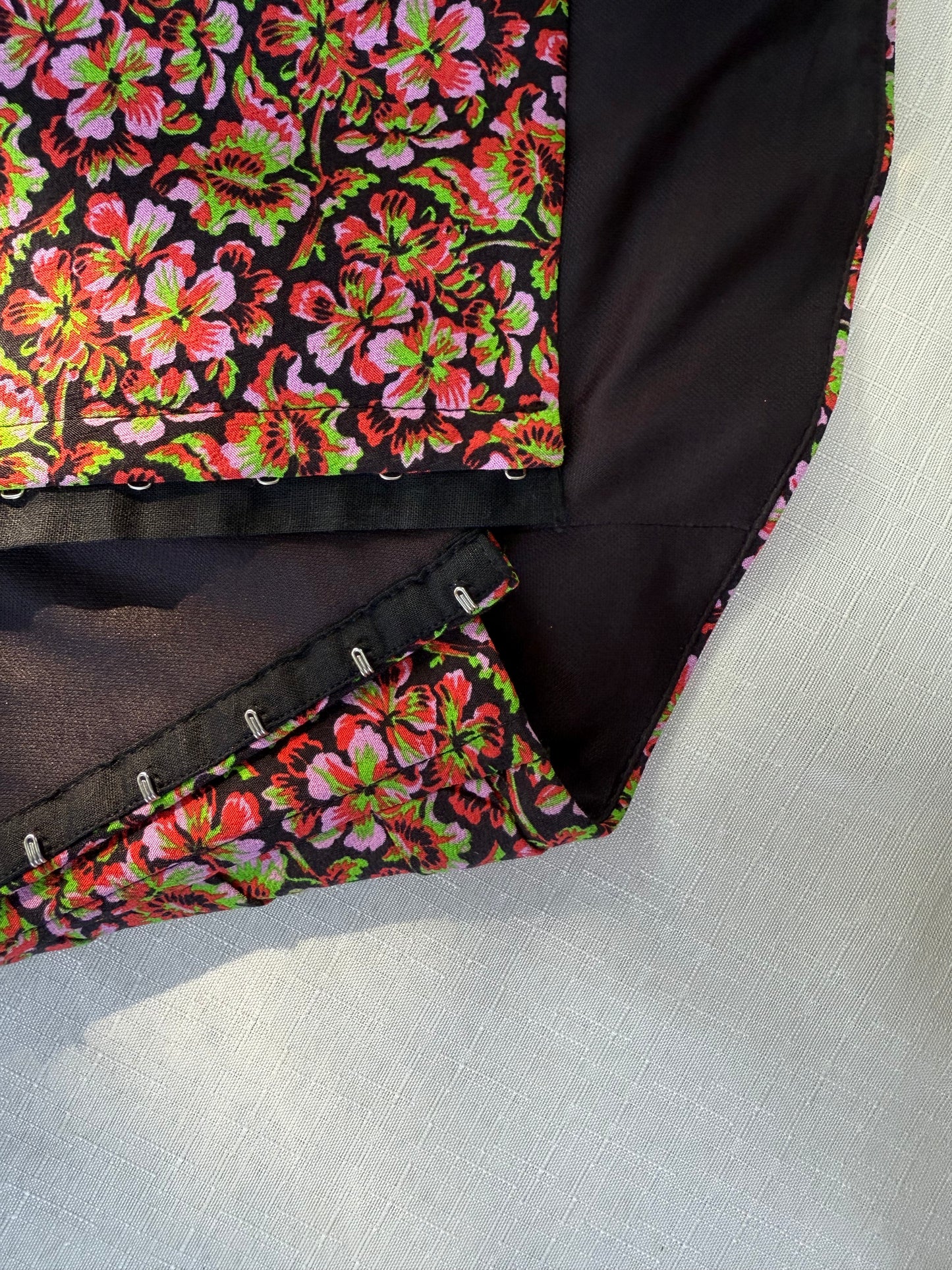 Zara Floral Brocade Corset Top