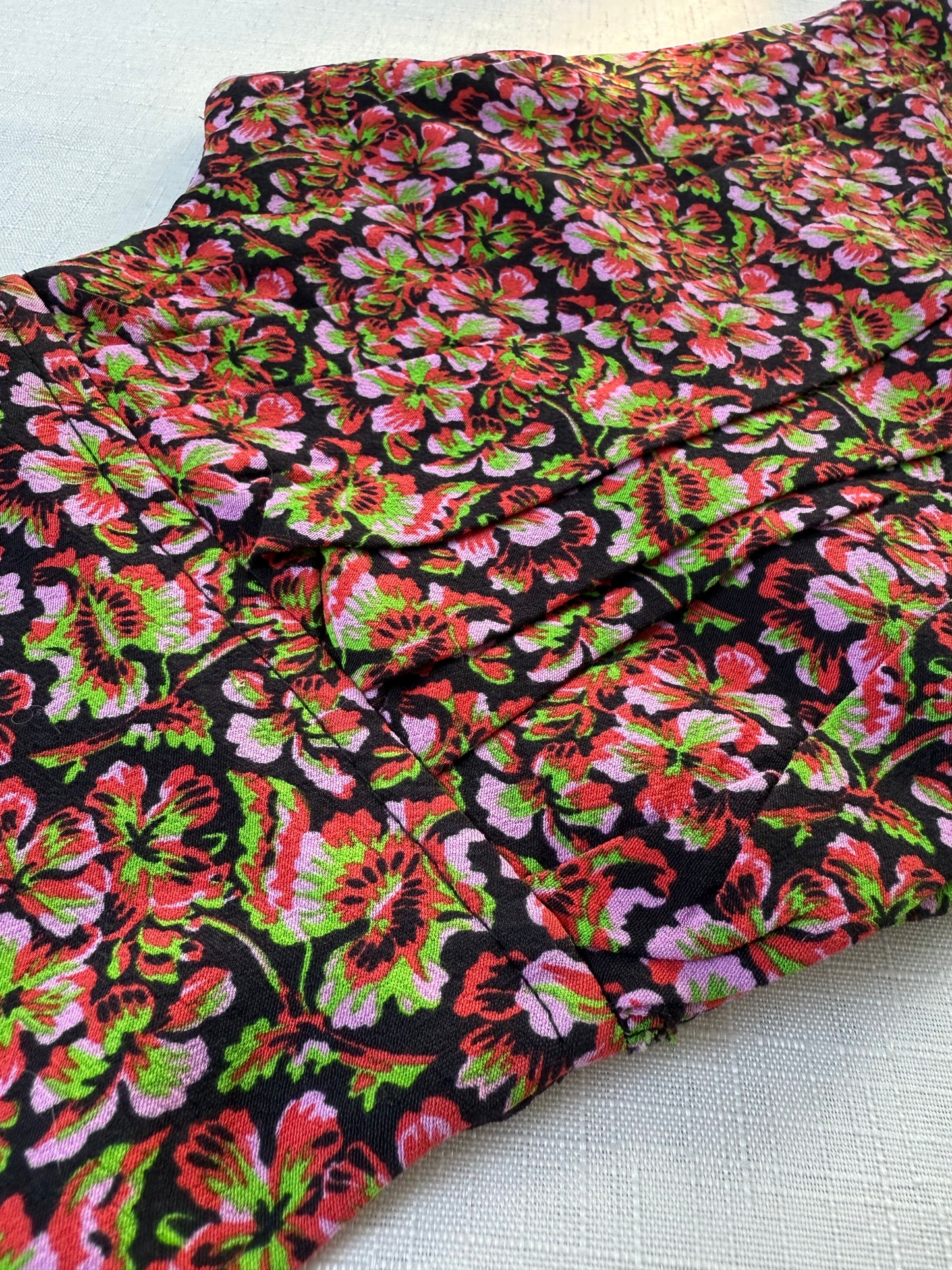 Zara Floral Brocade Corset Top