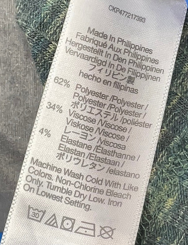 Madewell Space-Dye Ribbed Turtleneck in Teal